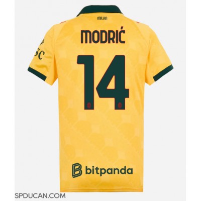 Zenski Nogometni Dres AC Milan Luka Modric #14 Rezervni 2025-26 Kratak Rukav Zenski Nogometni Dres AC Milan Luka Modric #14 Rezervni 2025-26 Kratak Rukav